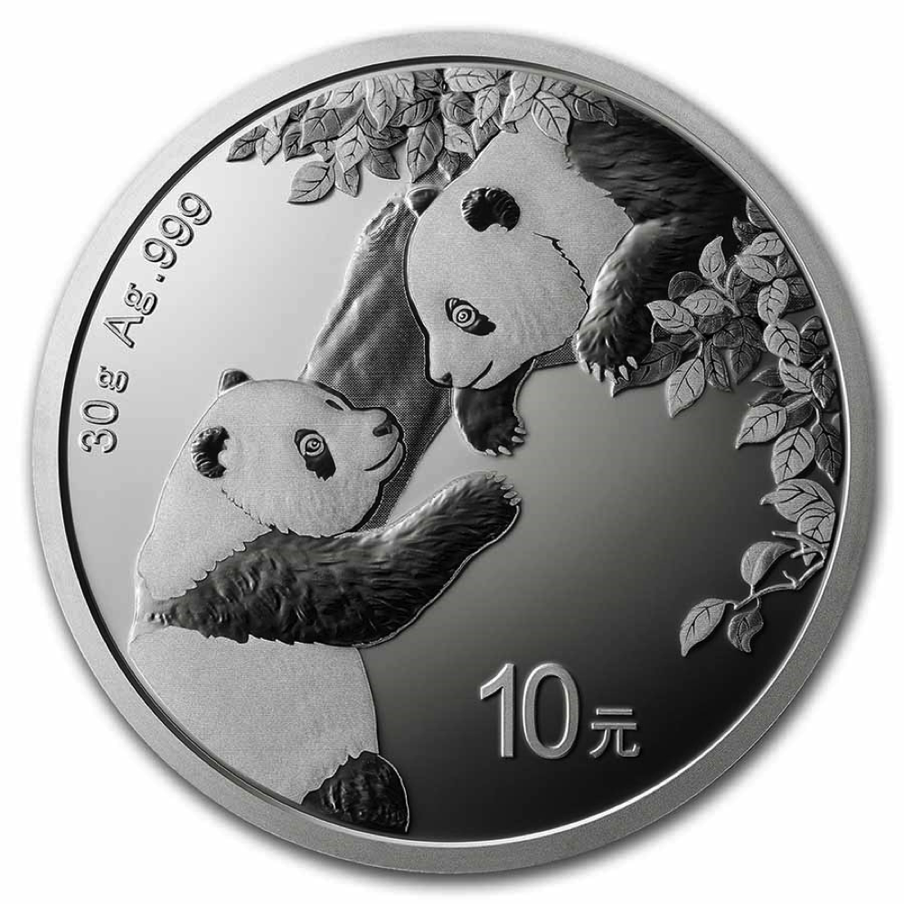 Panda (Chine) 30 grammes (30g) argent
