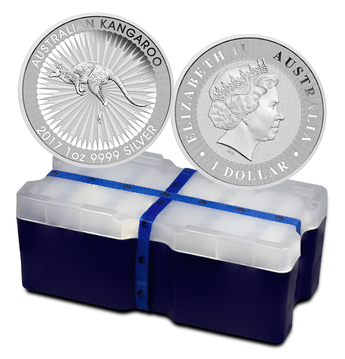 Boîte 250 onces Kangourou (Australie) argent