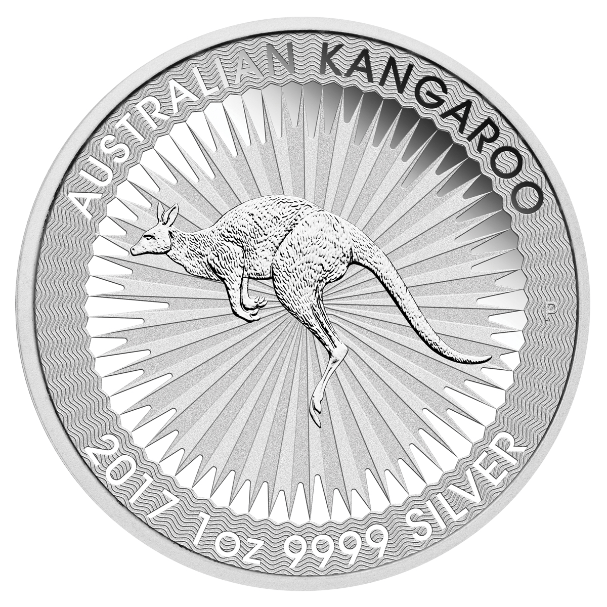 Boîte 250 onces Kangourou (Australie) argent_verso