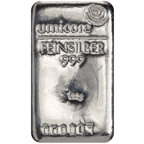 Lingotin 500g argent neuf