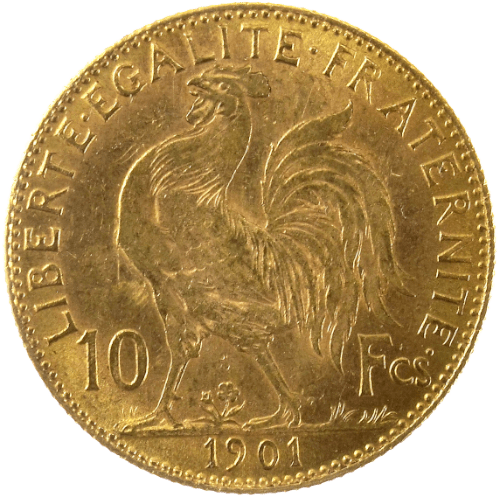 10 Francs Napoleon_verso