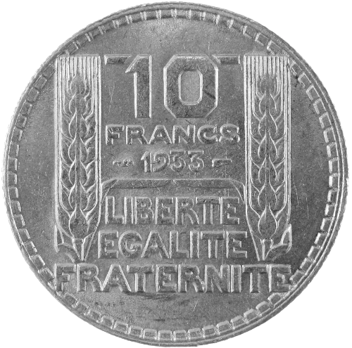 10 Francs Turin (1929-1939)_verso