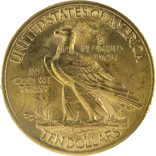 10 Dollars US Liberty_verso