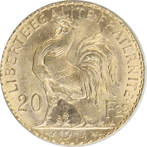 20 Francs Napoleon_verso