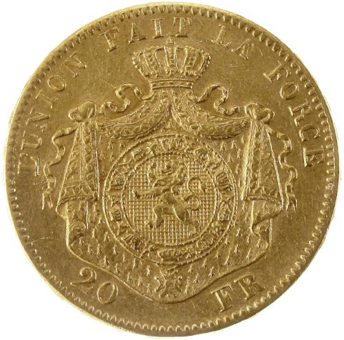 20 Francs Union Latine_verso