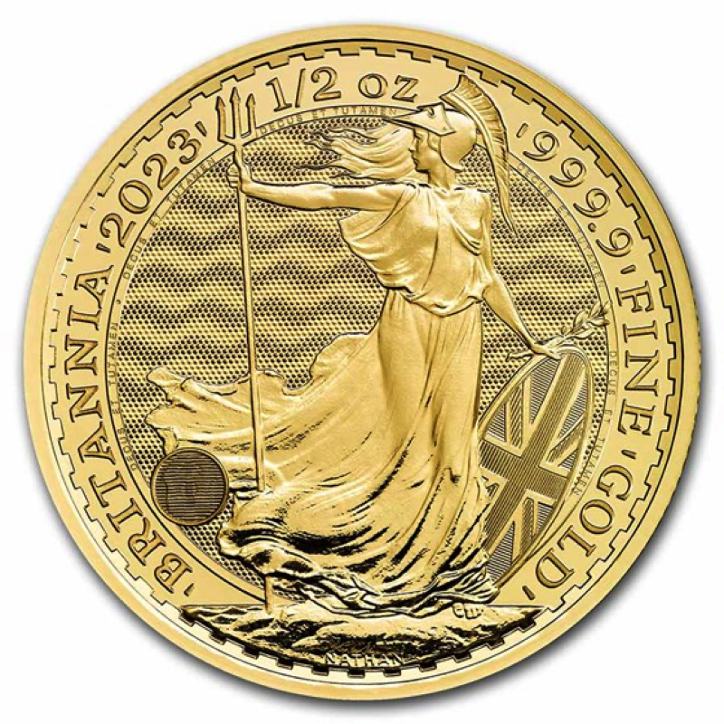 1/2 oz Gold Britannia (King Charles III)
