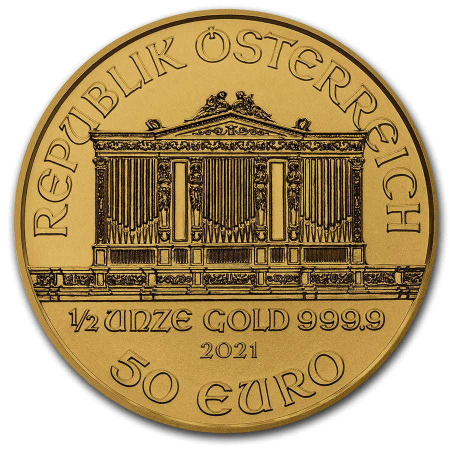 Philharmonique (Autriche) 1/2 once Or_verso