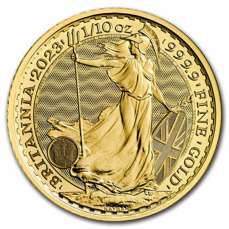 1/10 oz Gold Britannia (King Charles III)