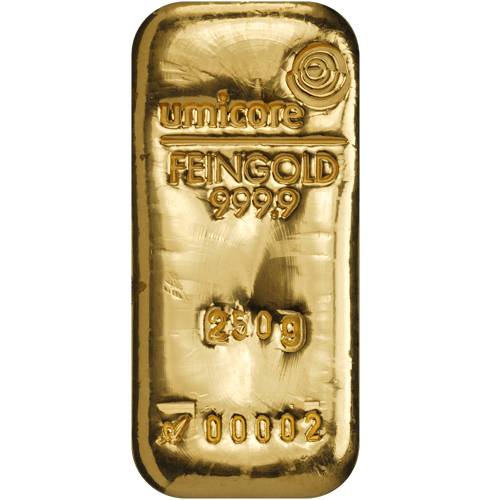 Lingotin 250gr Or sous conditionnement plastique_verso