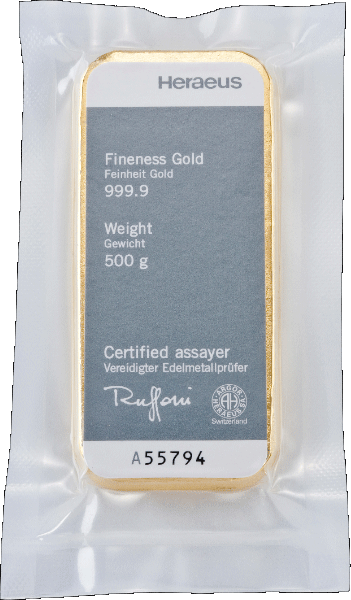 Lingotin 500gr Or sous conditionnement plastique_verso