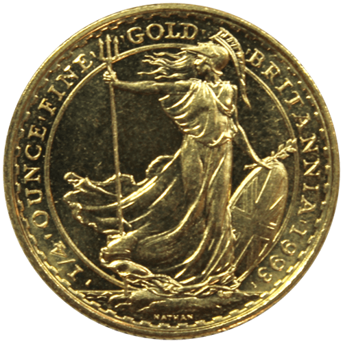 Britannia (Royaume-Unis) 1/4oz_verso