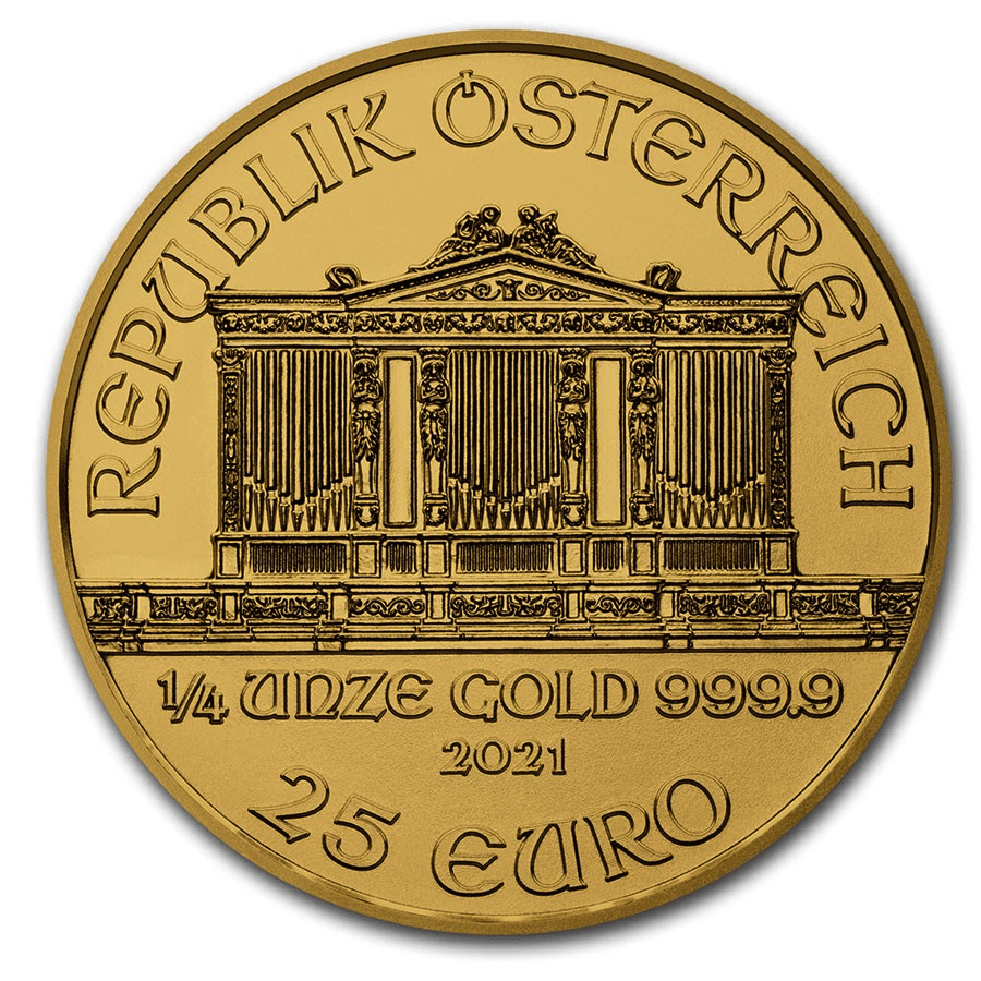 Philharmonique (Autriche) 1/4 once Or_verso